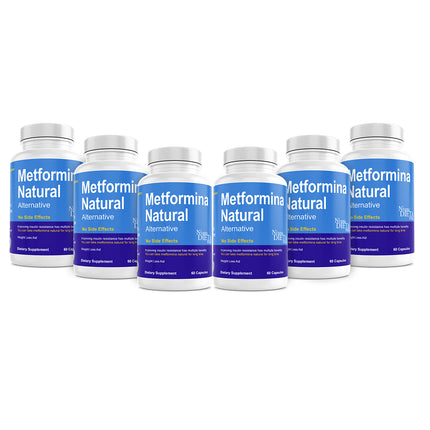 Metformina Natural (60 Cápsulas) Ni Una Dieta Más